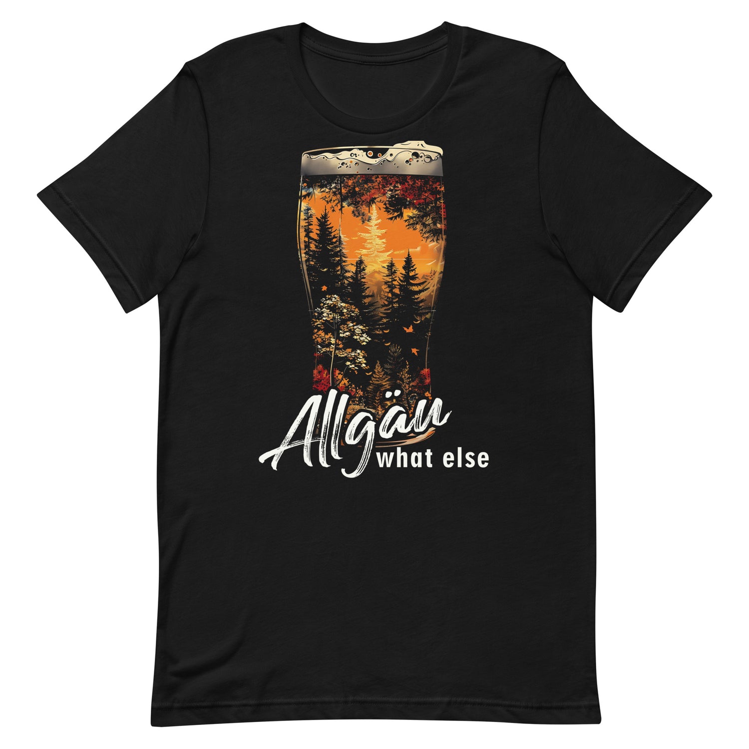Lustige Allgäu Motive " Allgäu What Else Motiv mit Bier " Variante 7