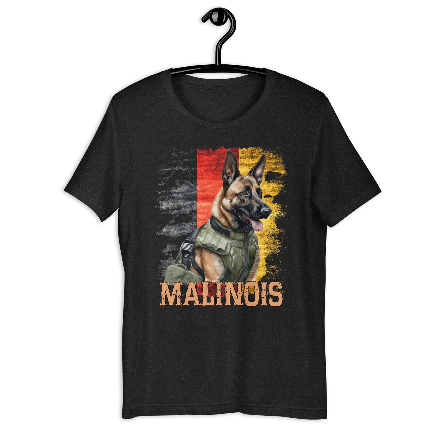 Belgischer Malinois „ Malinois mit Deutschland Flagge „ Variante 5