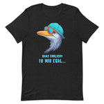 Lustiges Möwen Motiv "Ganz ehrlich is mir Egal..!" Funny T-Shirt Variante 3