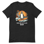Lustiges Möwen Motiv " Surfer Pinguin Ohne Meer ist alles doof" Funny T-Shirt Variante 10