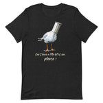 Lustiges Möwen Motiv " Can I have a little bit of sea, please? " Funny T-Shirt Variante 11