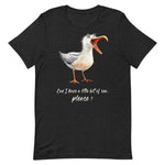 Lustiges Möwen Motiv " Can I have a little bit of sea, please? " Funny T-Shirt Variante 13