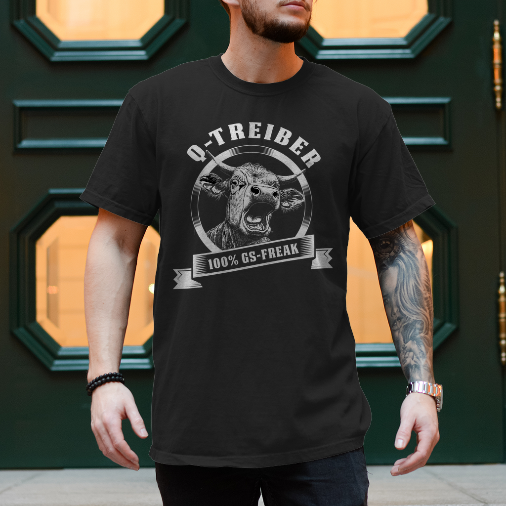 T-Shirt Q-Treiber GS Freak - Motorrad Shirts Variante 3