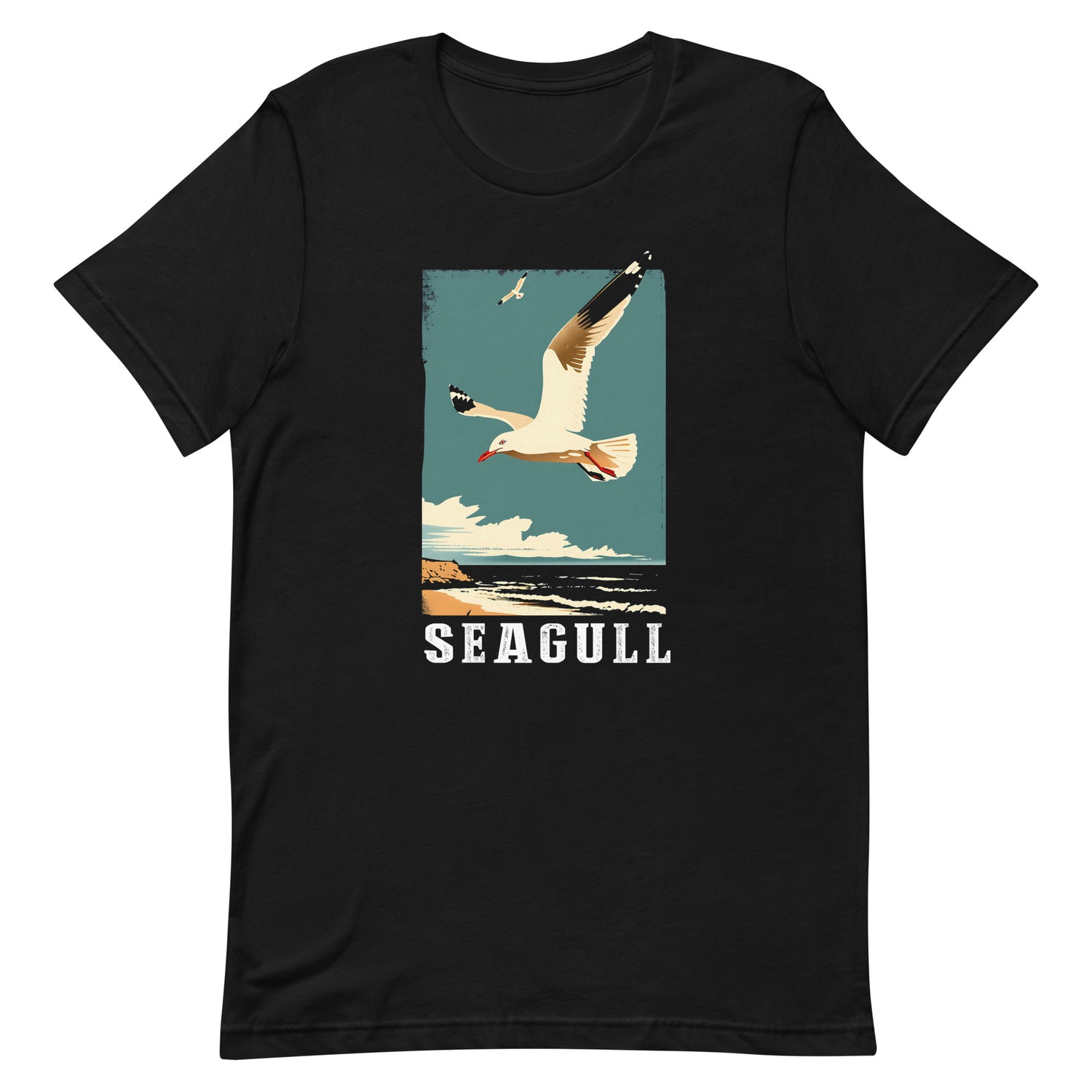 Lustiges Möwen Motiv "Seegull" Funny T-Shirt Variante 1