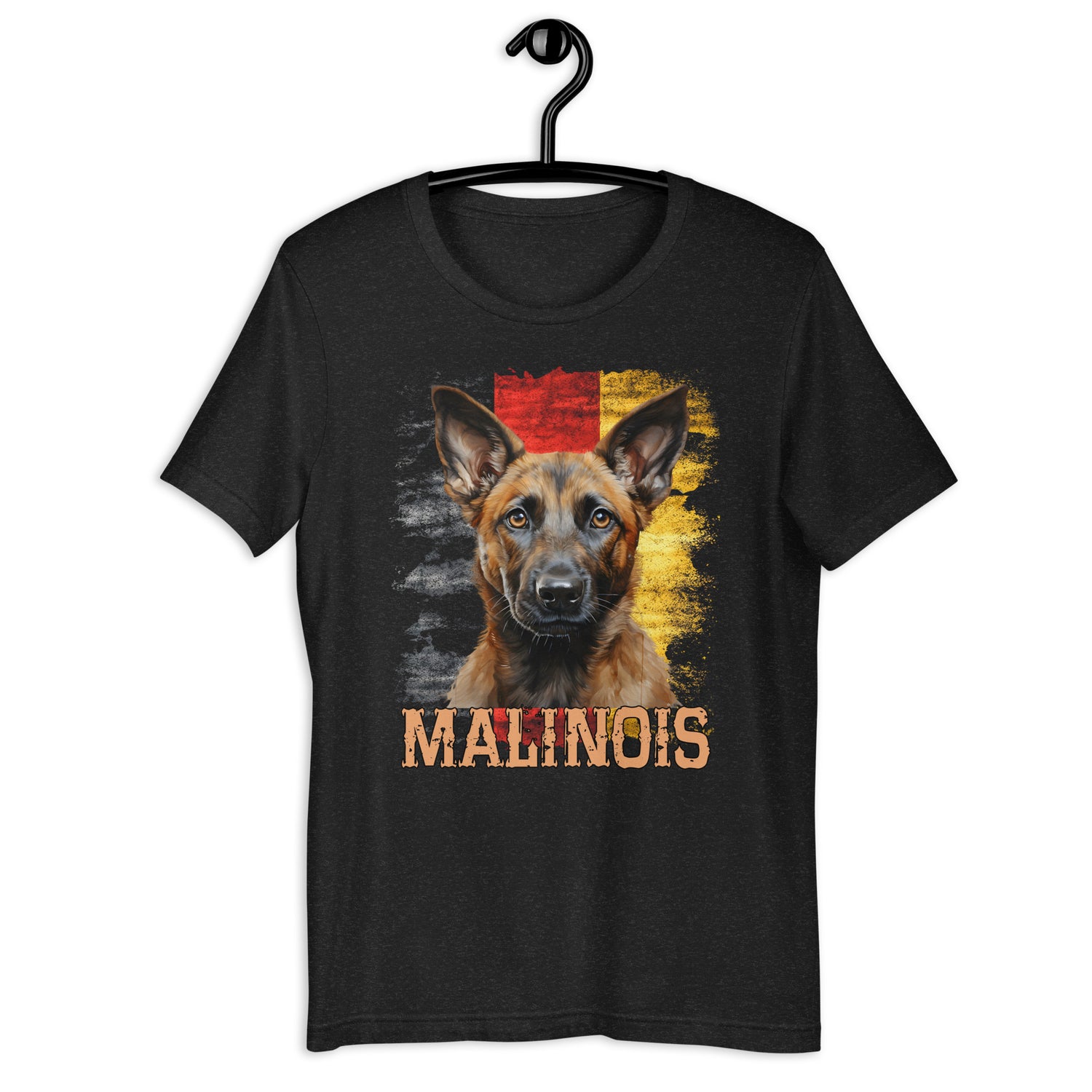 Belgischer Malinois  „ Malinois mit Deutschland Flagge „ Variante 4