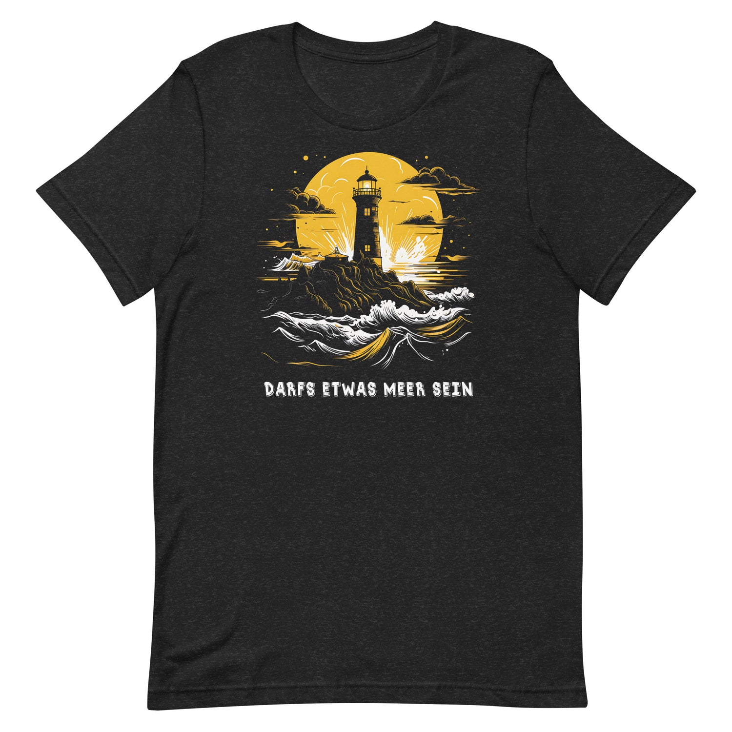 Leuchtturm Motiv " Darf etwas Meer sein " Funny T-Shirt Variante 6