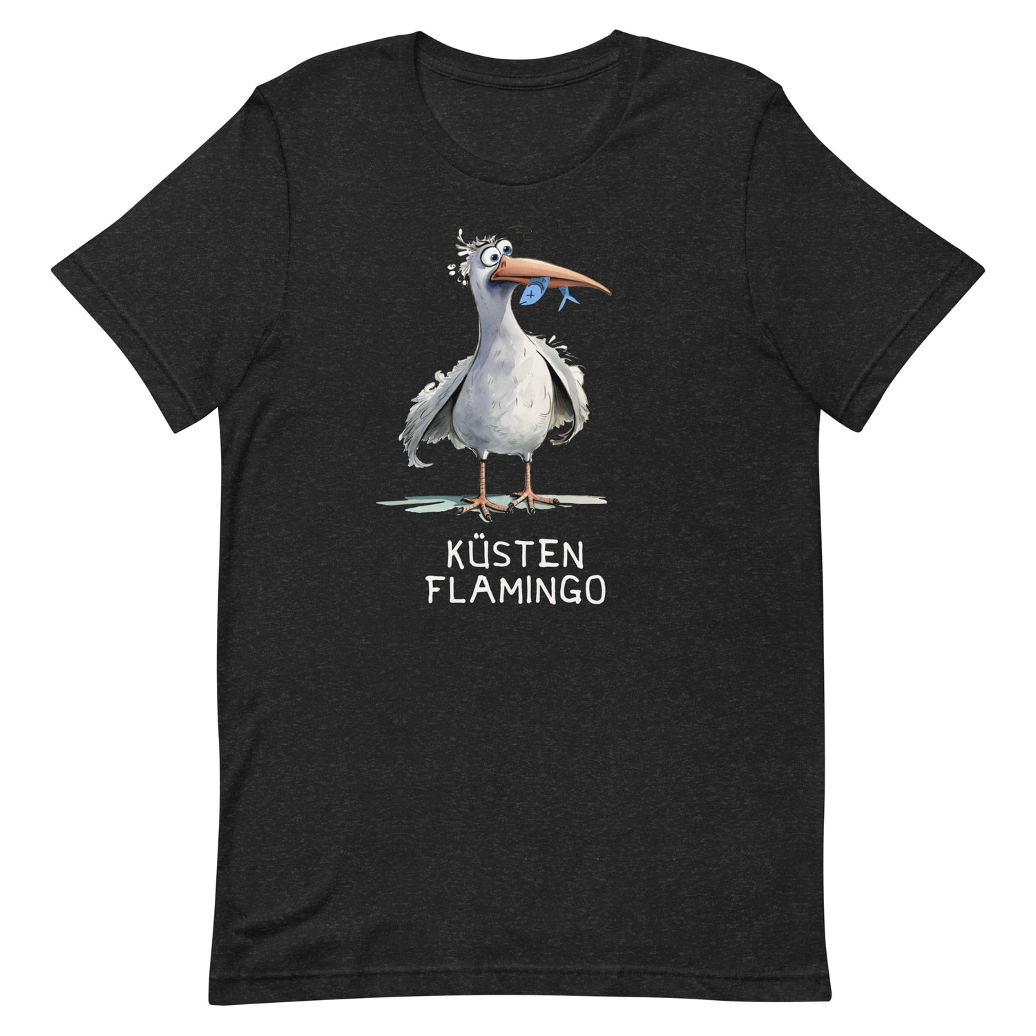 Lustiges Möwen Motiv "Lustige Möwe Küsten Flamingo " Funny T-Shirt Variante 2