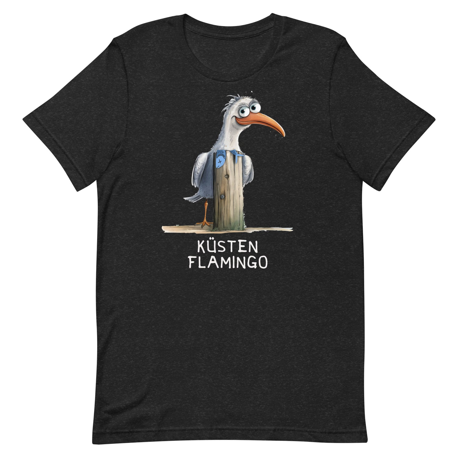 Lustiges Möwen Motiv "Lustige Möwe Küsten Flamingo " Funny T-Shirt Variante 4