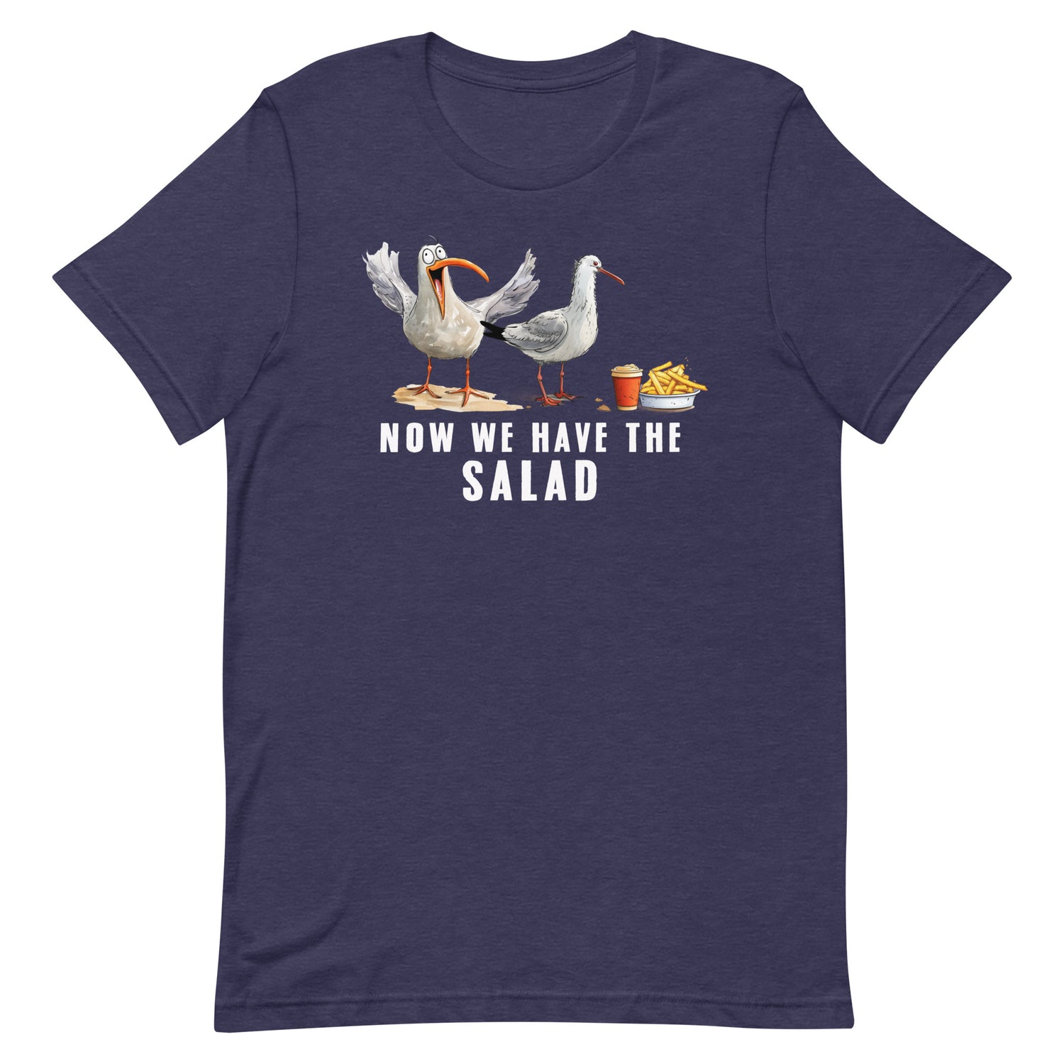 Lustiges Möwen Motiv " Now We Have The Salad" Funny T-Shirt Variante 3