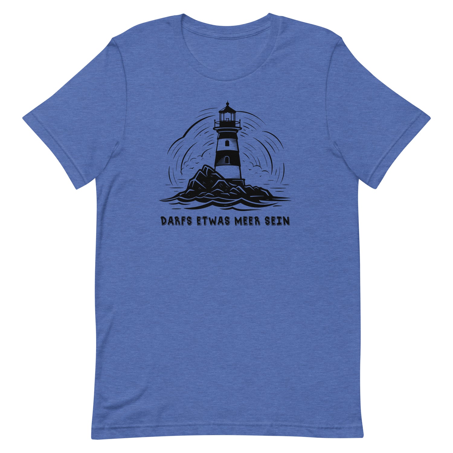 Leuchtturm Motiv " Darf etwas Meer sein " Funny T-Shirt Variante 2