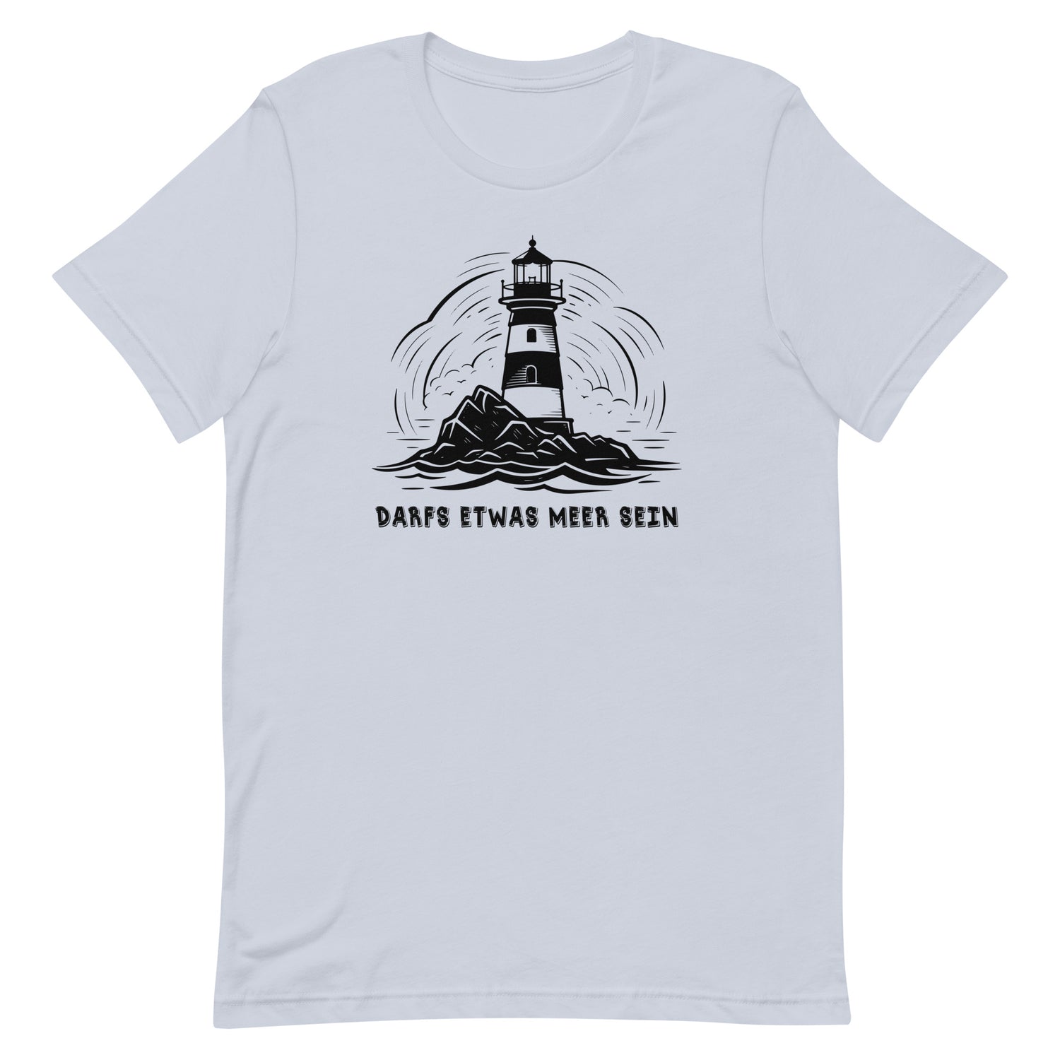 Leuchtturm Motiv " Darf etwas Meer sein " Funny T-Shirt Variante 2